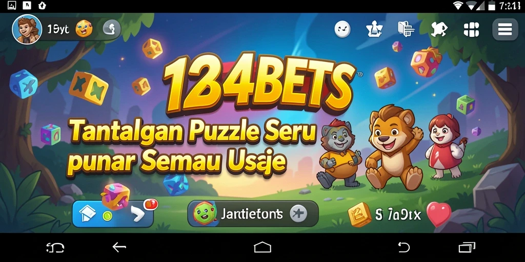 Tampilan gameplay 1234BETS dengan berbagai tantangan puzzle yang menarik.