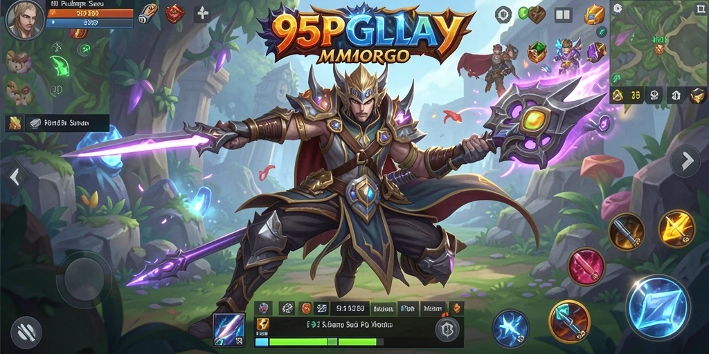 Tampilan permainan <strong>95PGPLAY</strong> yang menakjubkan dalam dunia MMORPG.