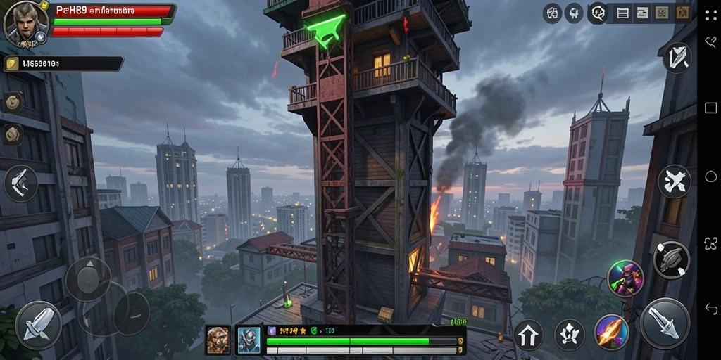 Tangkapan layar gameplay menara pertahanan yang mendebarkan di HR89.