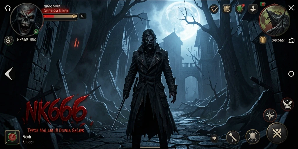 Gameplay NK666 menampilkan momen menegangkan dan monster yang menyeramkan.
