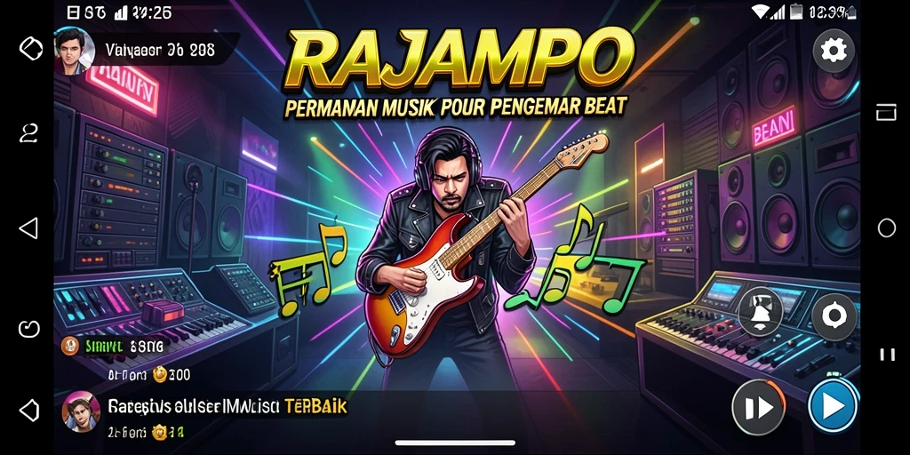 Tampilan gameplay <strong>RAJAMPO</strong> yang penuh warna dan interaktif.