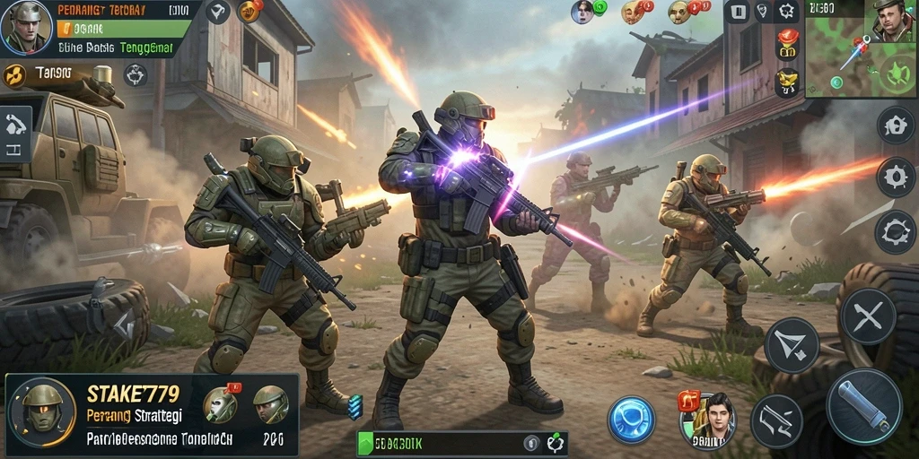 Tampilan gameplay STAKE779 yang mendebarkan dan penuh strategi.