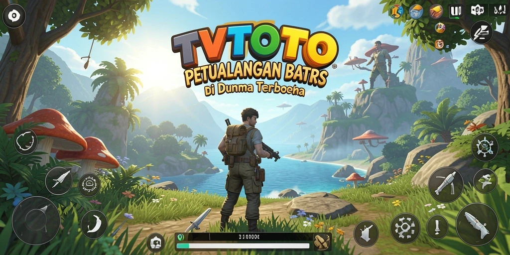 Tampilan menakjubkan dari gameplay dunia terbuka TVTOTO.