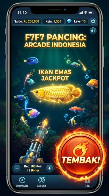 Tampilan utama aplikasi f7f7 yang menarik dan informatif.